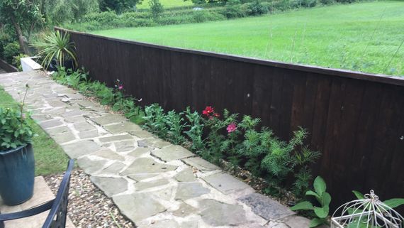 Short fence that has been added by our talented team